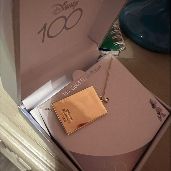 Disney 100 Gold Flash Plated  Minnie Mouse Necklace - Picture 4 of 4